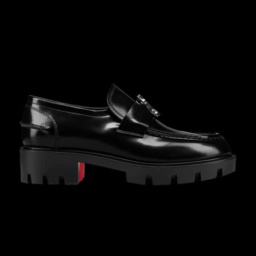 Christian Louboutin Moc Lug Flat 'Black' (Women's)