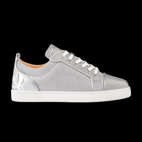 Christian Louboutin Fun Louis Junior Flat Calf Low 'Glitter'