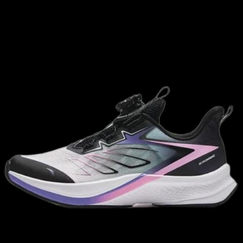 (GS) ANTA Running Series Sneakers 'Black Purple Grey'