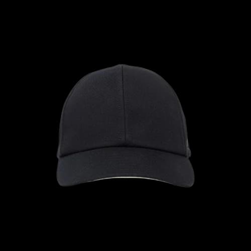 Courrèges Cotton Signature Cap 'Black'
