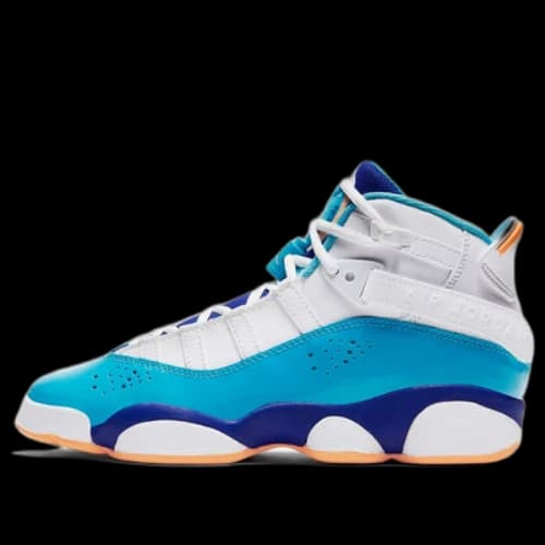 (GS) Air Jordan 6 Rings 'White Blue Orange'