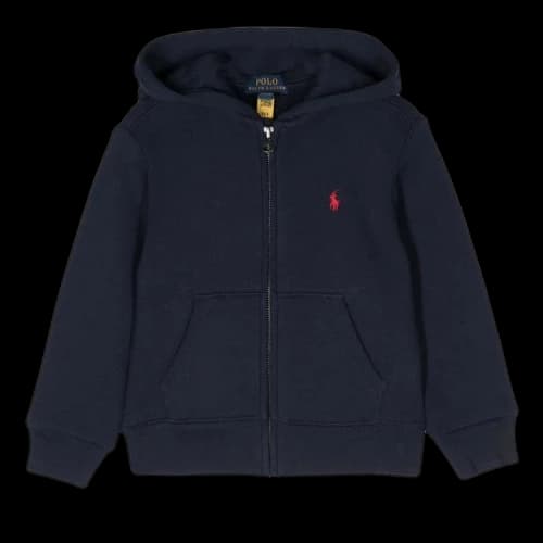 Polo Ralph Lauren Kids Fleece Full-Zip Hoodie 'Cruise Navy'
