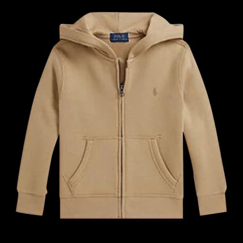 Polo Ralph Lauren Fleece Full Zip Hoodie 'Khaki'