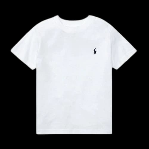 Polo Ralph Lauren Kids Short-Sleeve Jersey Crewneck T-Shirt 'White'