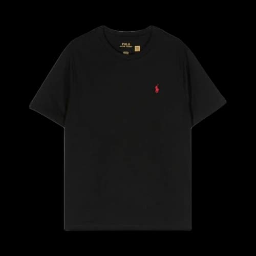 Polo Ralph Lauren Kids Short-Sleeve Jersey Crewneck T-Shirt 'Black'