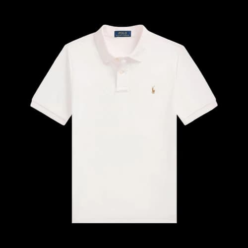 Polo Ralph Lauren Cotton Interlock Knit Polo 'White'