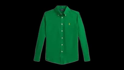 Polo Ralph Lauren Kids Solid Long Sleeve Linen Sport Shirt Cruise Green