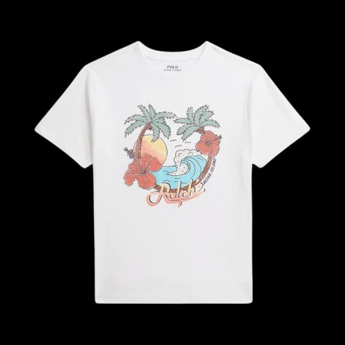 Polo Ralph Lauren Palm Beach Graphic T-Shirt 'White'