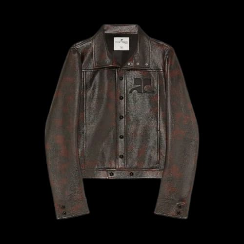 Courrèges Iconic Vinyl Jacket 'Havana/Tortoise'