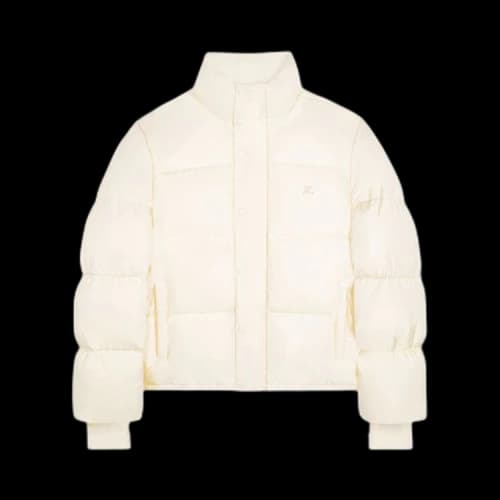 Courrèges Nylon Puffer Jacket 'Natural'