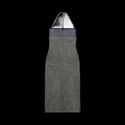 Courrèges Lingerie Bigout Caviar Long Dress 'Black/White'