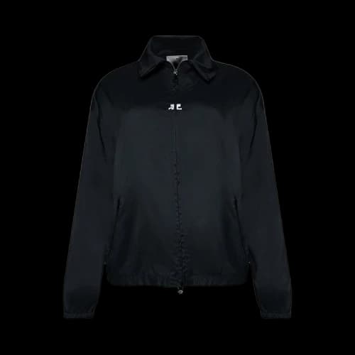 Courrèges Light Nylon Tracksuit Jacket 'Black'