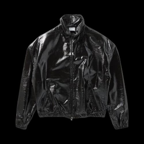 Courrèges Light Vinyl Tracksuit Jacket 'Black'