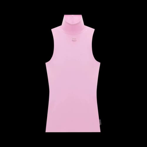 Courrèges Top Sleeveless Techno Jersey 'Candy Pink'