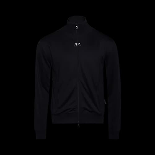 Courrèges Tracksuit Interlock Jacket 'Navy'
