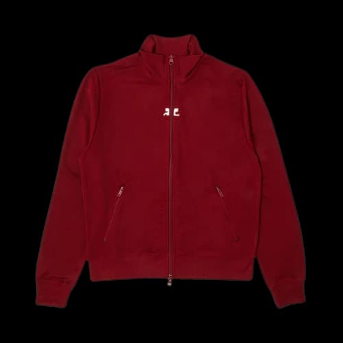 Courrèges Tracksuit Interlock Jacket 'Red'