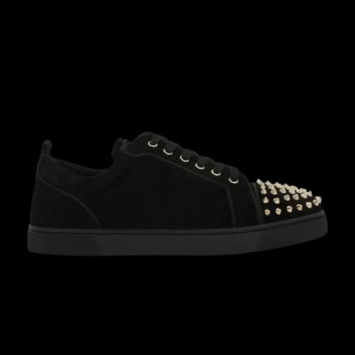 Christian Louboutin Louis Junior Spikes 'Black'