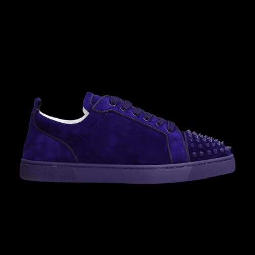 Christian Louboutin Louis Flat Calf Spikes 'Jacaranda'