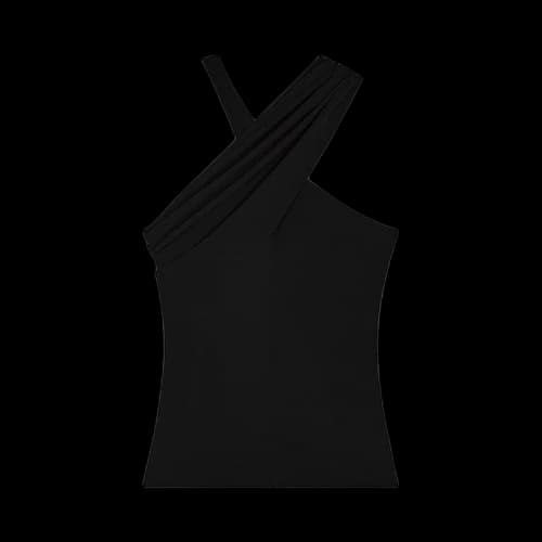 Courrèges Criss Cross Top 'Black'