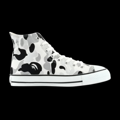 Converse A Bathing Ape x Chuck Taylor All Star Hi 'White Camo'