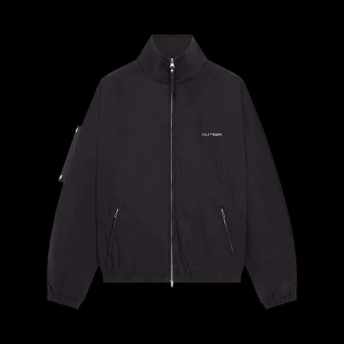 Courrèges Embroidered Bomber Jacket 'Black'