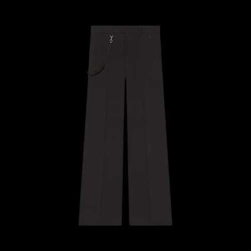 Courrèges Tailored Light Twill Bootcut Pants 'Black'