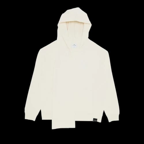 Courrèges Scarf Embroidered Hoodie 'White'