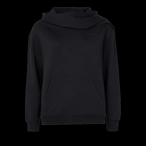 Courrèges Scarf Embroidered Hoodie 'Black'