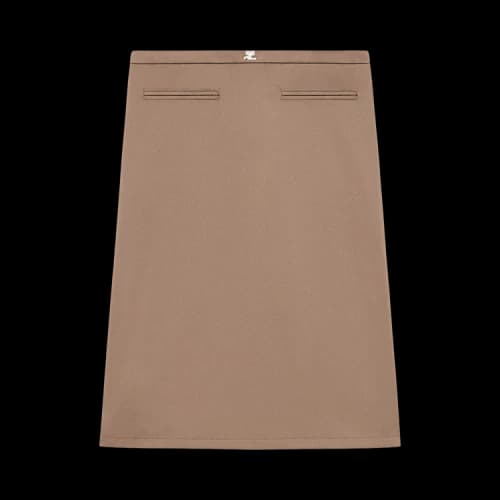 Courrèges Interlock Tracksuit Skirt 'Mocha'
