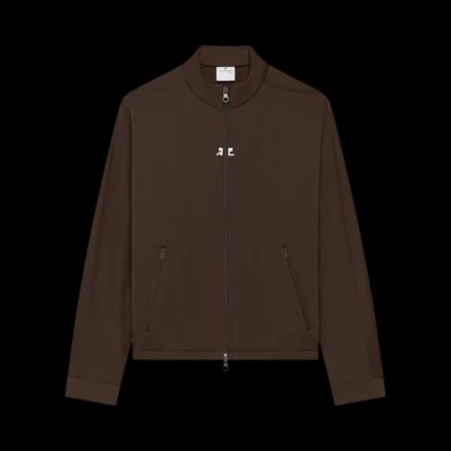 Courrèges Interlock Tracksuit Jacket 'Chocolate'