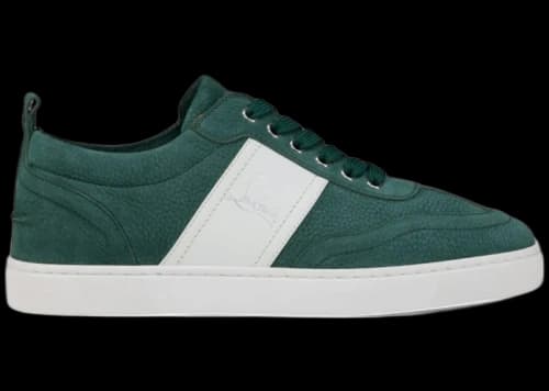 Christian Louboutin Retero Green White