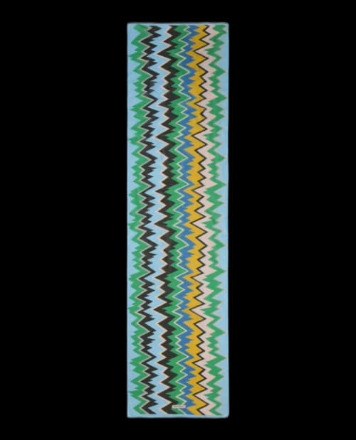 Ferragamo Zigzag Print Scarf Multi