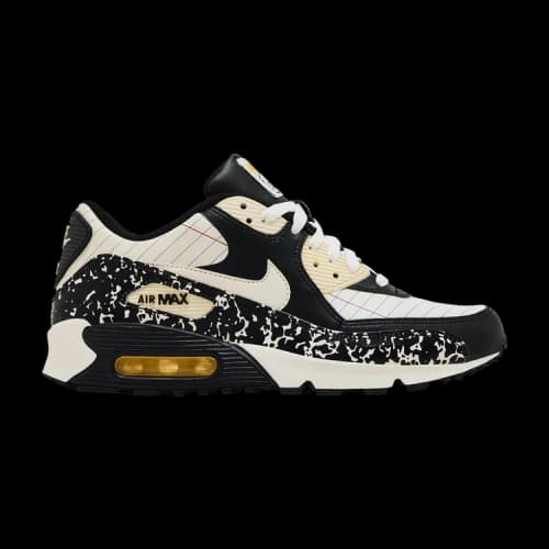 Nike Air Max 90 Low top Casual Shoes Black White Unisex