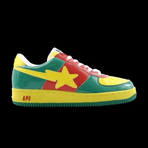 Bapesta FS-001 Low 'Rasta Red'