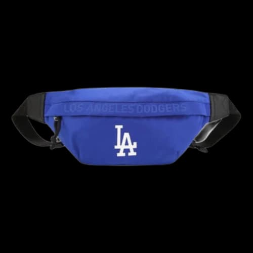MLB Solid Color Series LA LOGO Printing fanny pack Blue
