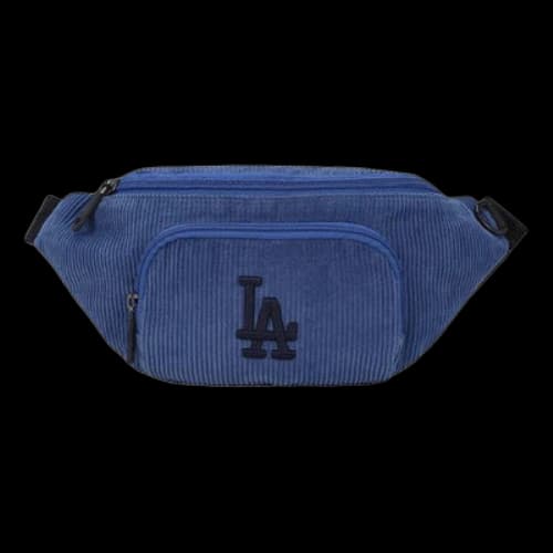 MLB LA Los Angeles Dodgers corduroy fanny pack Navy Blue