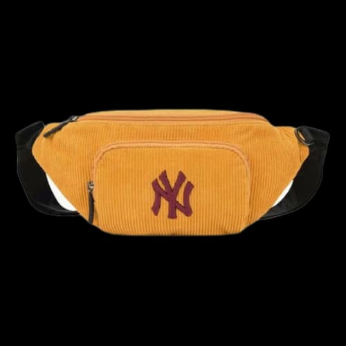 MLB NY New York Yankees Corduroy Belt Bag Yellow