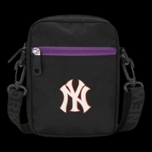 MLB Retro New York Yankees Logo Messenger Bag Black