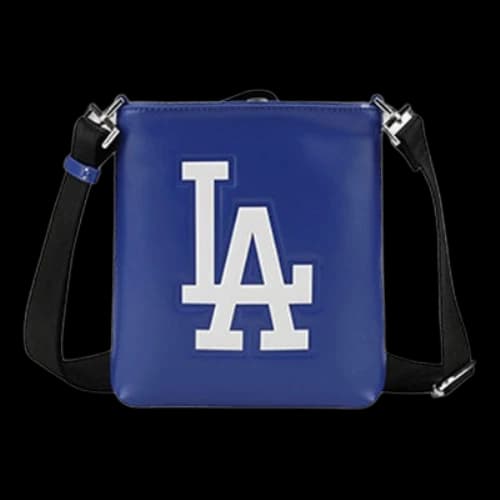 MLB LA Los Angeles Dodgers Large LOGO Printing Messenger Bag Blue
