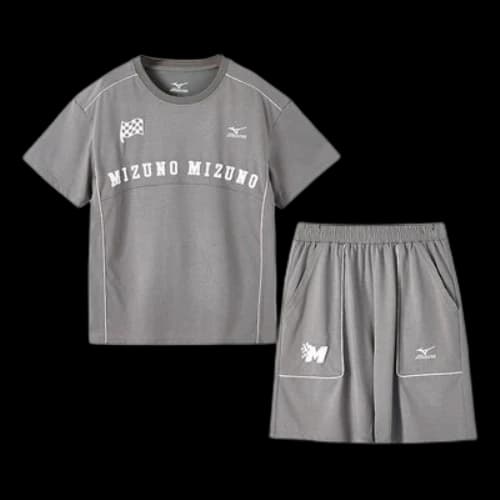 (GS) Mizuno T-shirt Suit 'Grey'