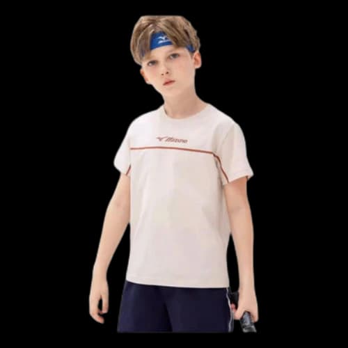 (GS) Mizuno Cotton T-shirt 'Beige'