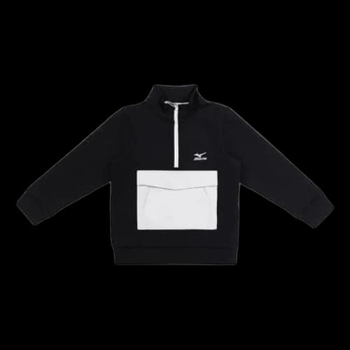 (GS) Mizuno Sportwear Half Zip Sweater 'Black'