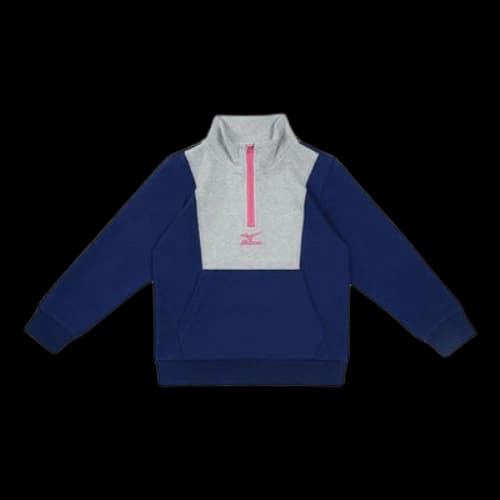 (GS) Mizuno Casual Half Zip Sweater 'Navy'