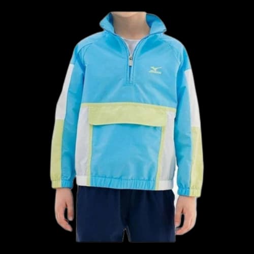 (GS) Mizuno Outdoor Half Zip Jacket 'Blue'