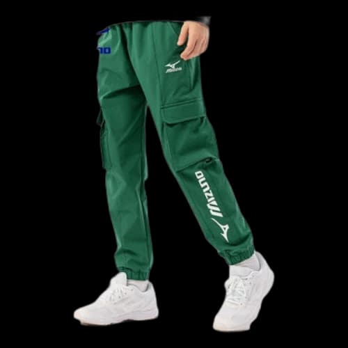 (GS) Mizuno Sportswear Cargo Pants 'Green'