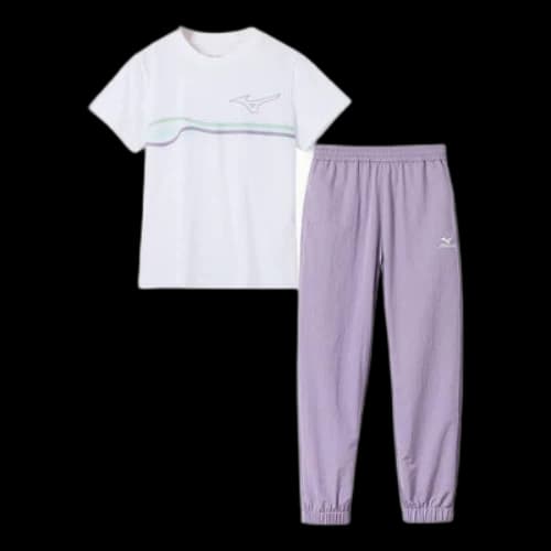 (GS) Mizuno Casual Sportswear Suit 'Beige'