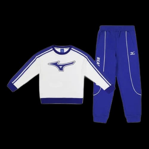 (GS) Mizuno Sportswear Sweater Suit 'Blue'