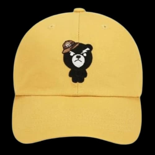 MLB Embroidered Baseball Cap Yellow