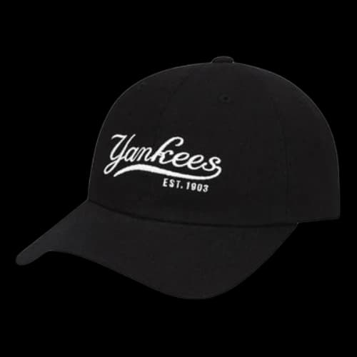 MLB Logo Black Baseball Cap