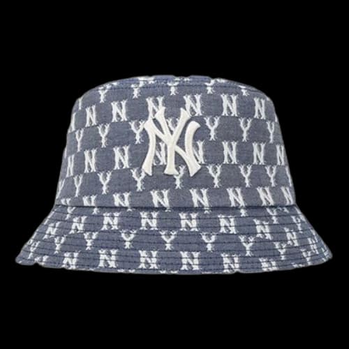 MLB Full Print Alphabet Retro Denim Navy Blue yc